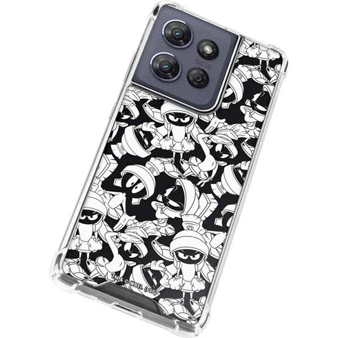 Looney Tunes Marvin Super Sized Pattern Moto G Play 5G (2025) Clear Case
